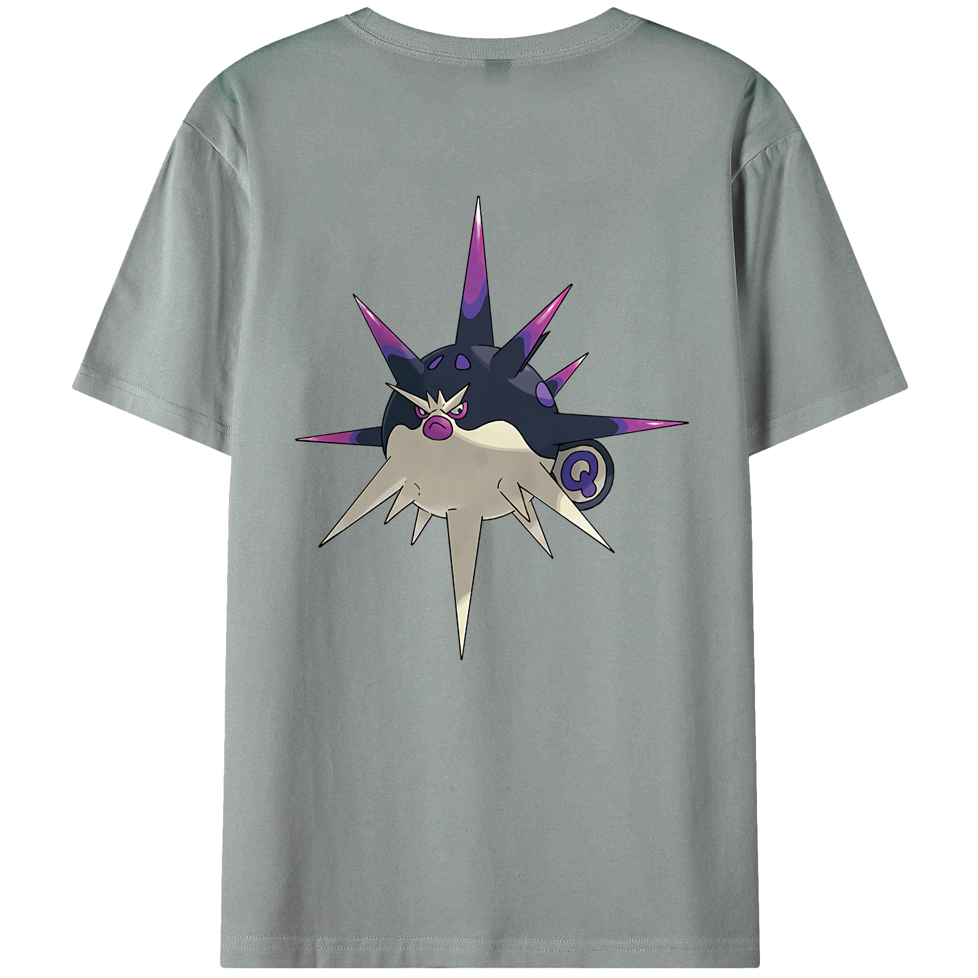 （画像用） ポケットモンスター Pokémon 綿100％ メンズ半袖Tシャツ（バックプリント） 通気性